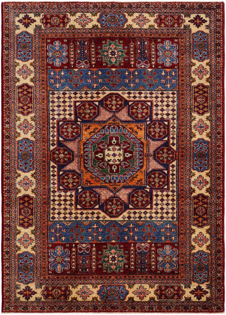 5' 1 x 6' 11 Hand Knotted Mamluk Ziegler Rug