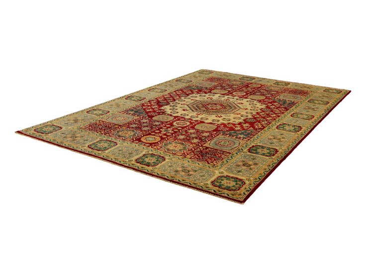 Detail image of 5' 6 x 7' 9 Hand Knotted Mamluk Ziegler Rug
