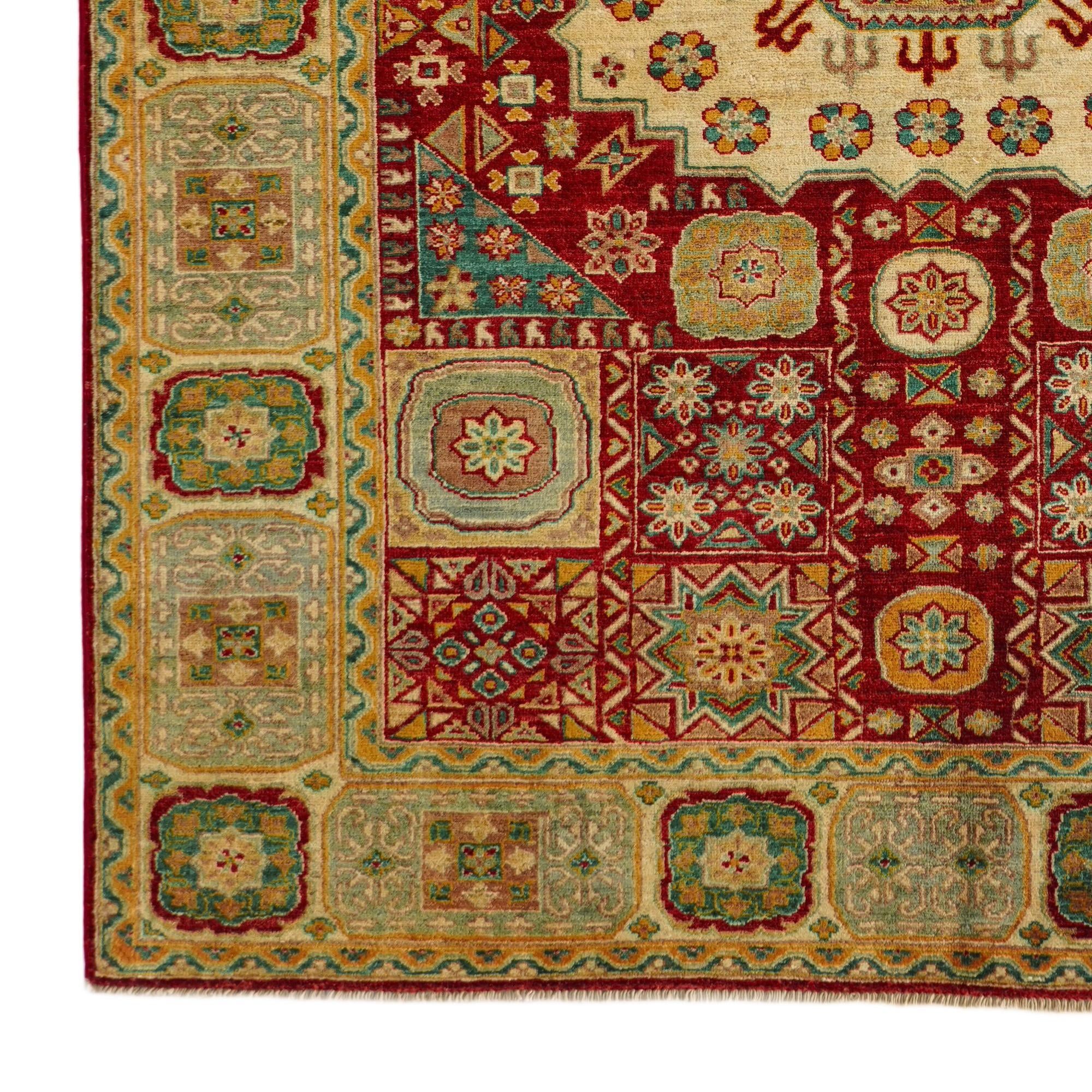 5' 6 x 7' 9 Hand Knotted Mamluk Ziegler Rug