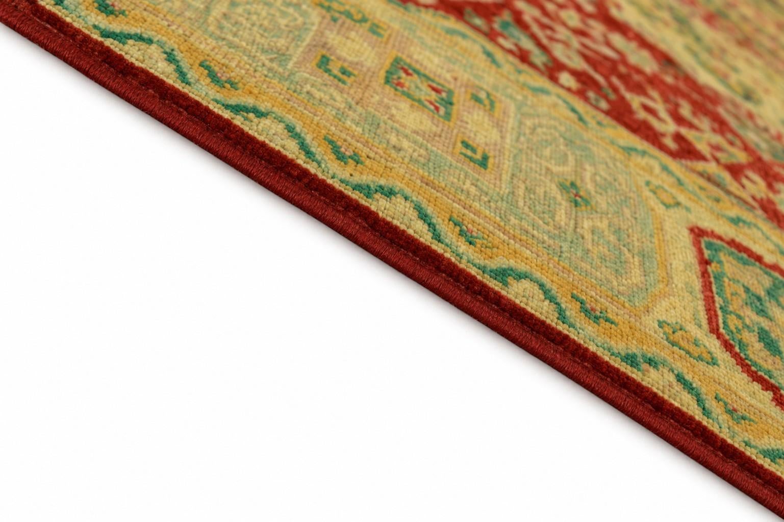 Detail image 8 of 11: 5' 6 x 7' 9 Hand Knotted Mamluk Ziegler Rug