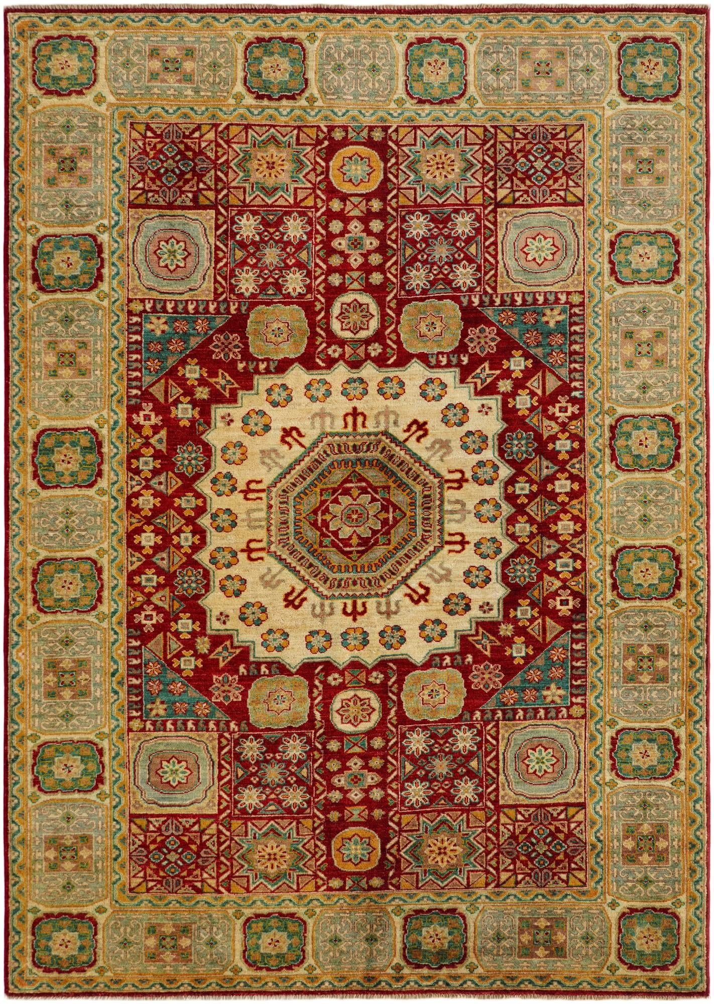 5' 6 x 7' 9 Hand Knotted Mamluk Ziegler Rug