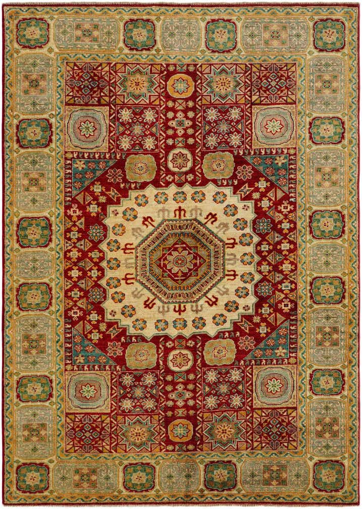 5' 6 x 7' 9 Hand Knotted Mamluk Ziegler Rug