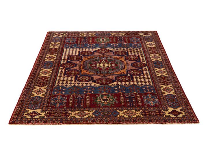 4' 11 x 6' 5 Hand Knotted Mamluk Ziegler Rug