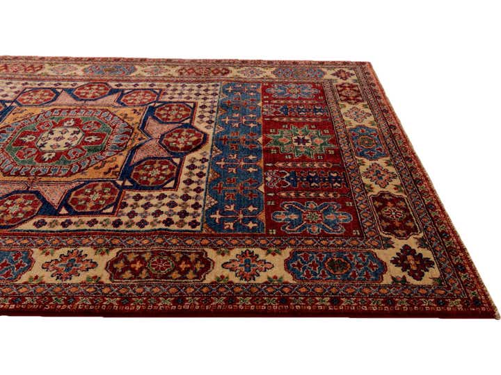 4' 11 x 6' 5 Hand Knotted Mamluk Ziegler Rug