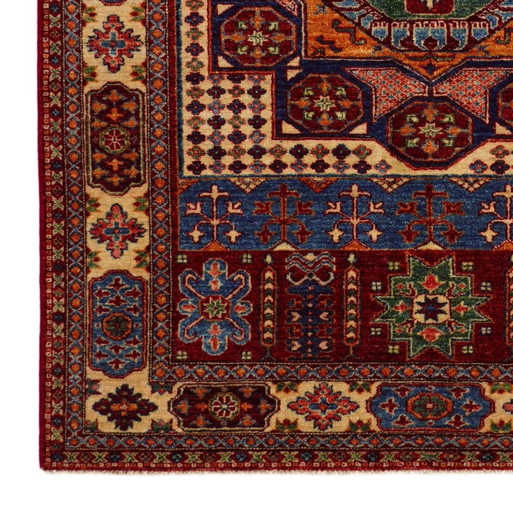 Detail image of 4' 11 x 6' 5 Hand Knotted Mamluk Ziegler Rug