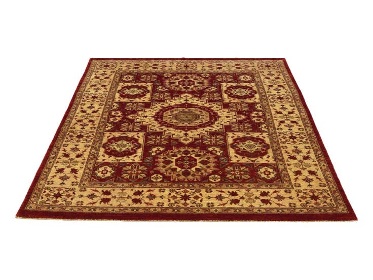 Detail image of 5' x 6' 6 Hand Knotted Mamluk Ziegler Rug
