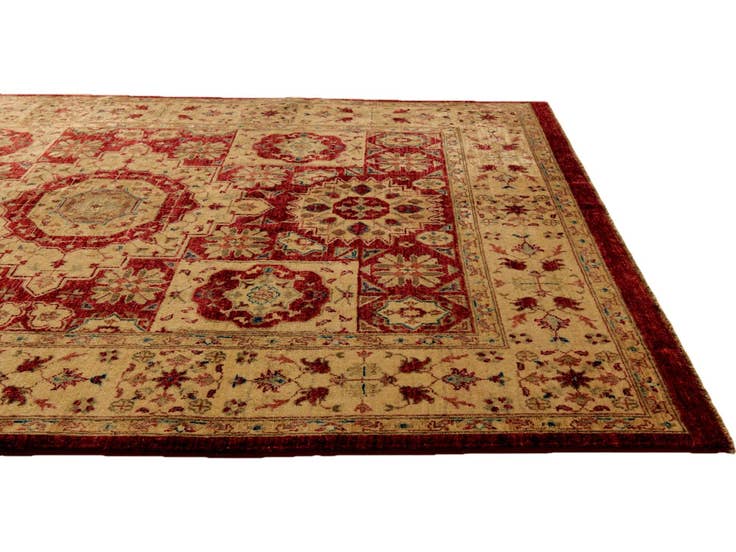 Detail image of 5' x 6' 6 Hand Knotted Mamluk Ziegler Rug