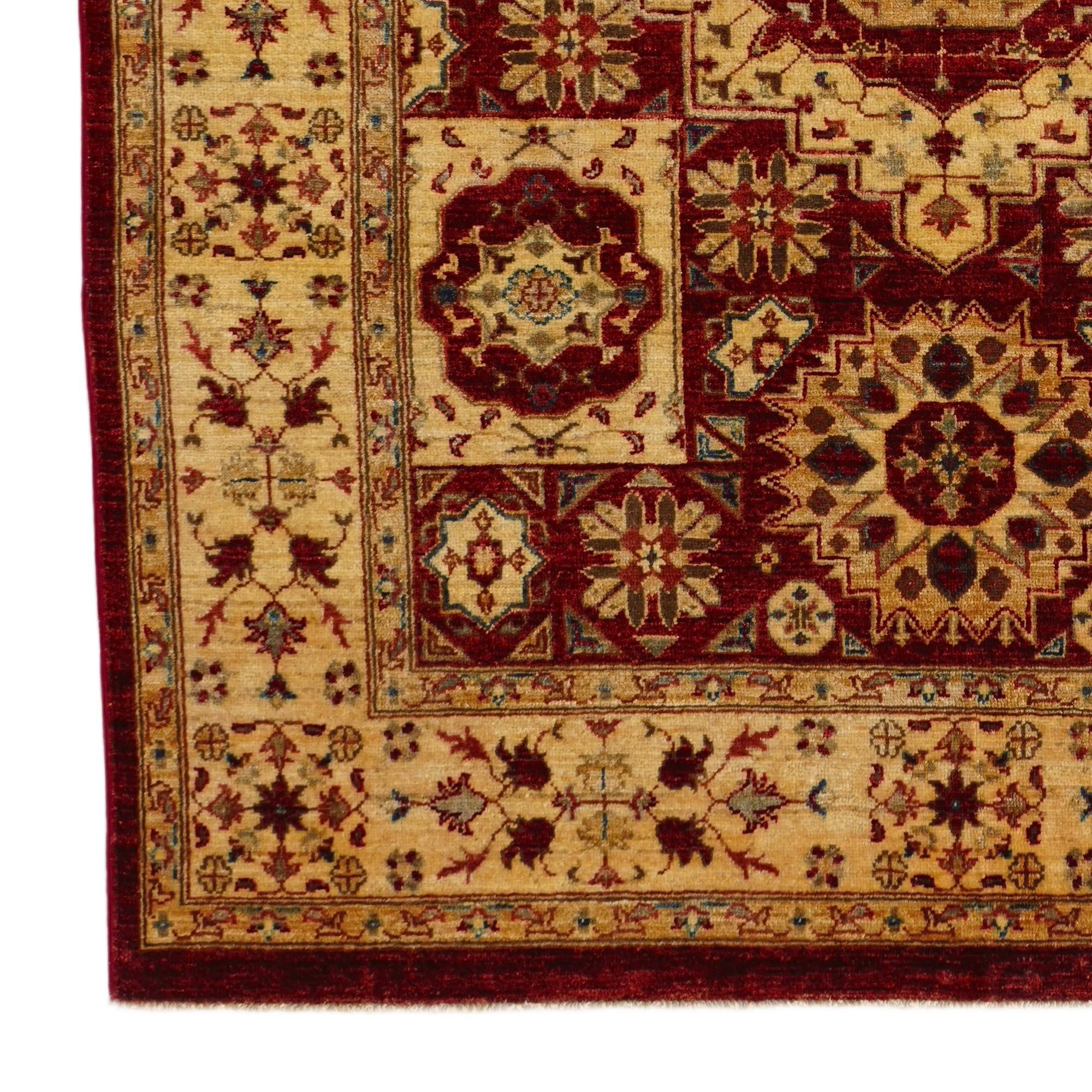 5' x 6' 6 Hand Knotted Mamluk Ziegler Rug
