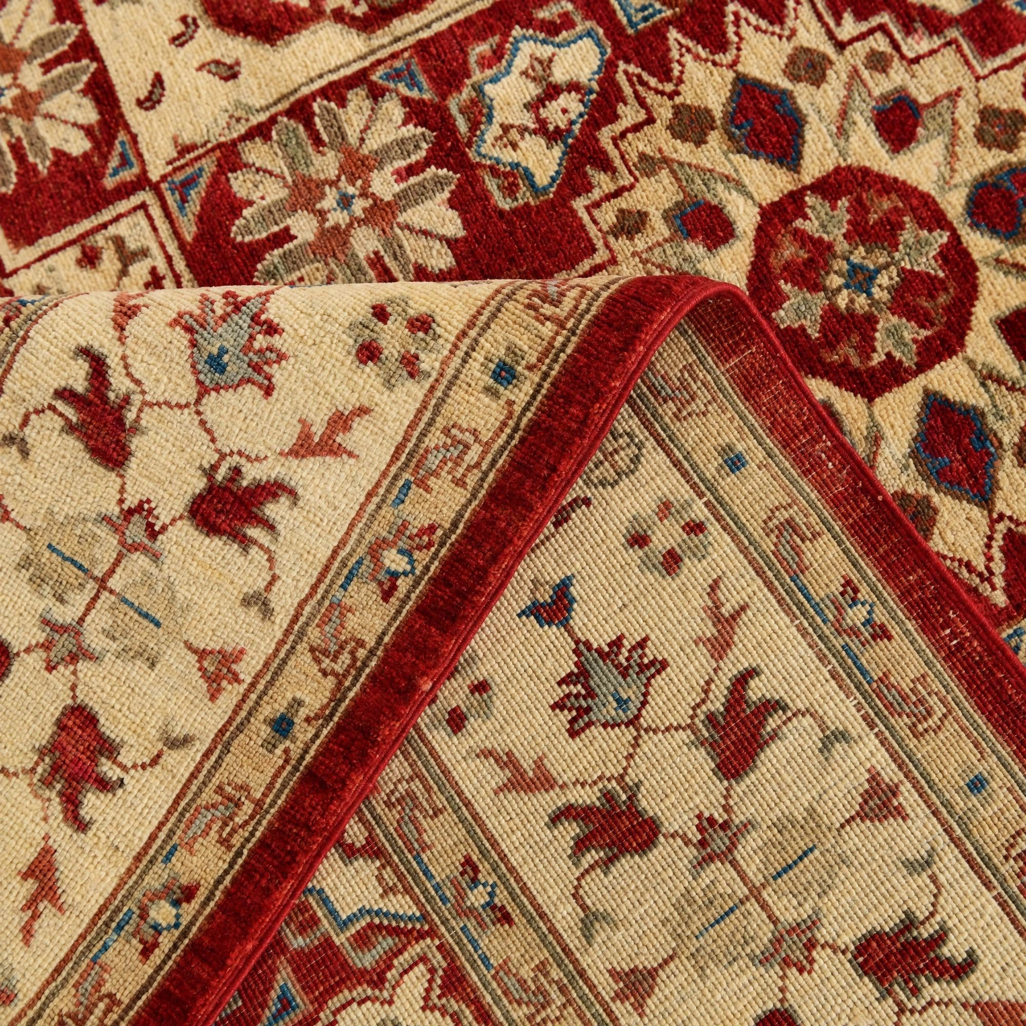 150cm x 195cm Handgeknüpft Mamluk Ziegler Teppich