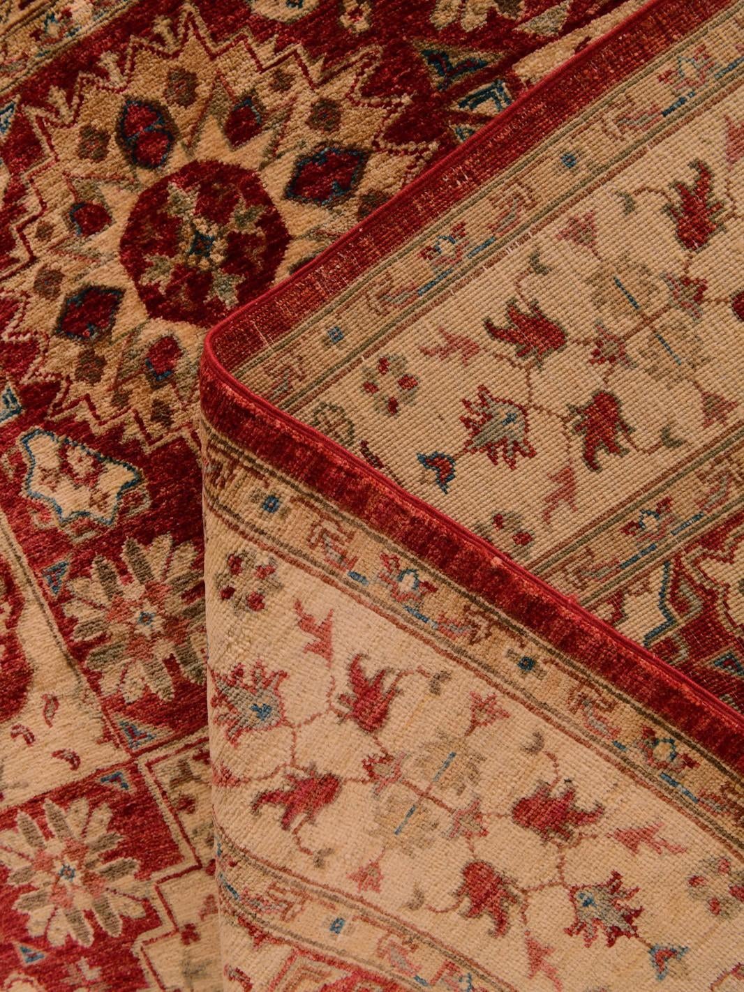 150cm x 195cm Hand Knotted Mamluk Ziegler Rug