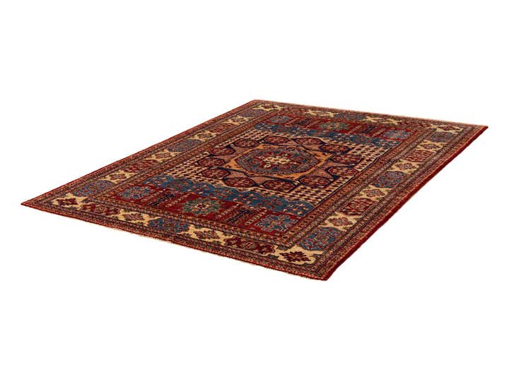 5' 1 x 6' 7 Hand Knotted Mamluk Ziegler Rug