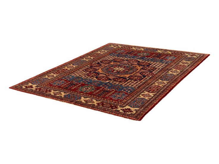 Detail image of 5' 1 x 6' 7 Hand Knotted Mamluk Ziegler Rug
