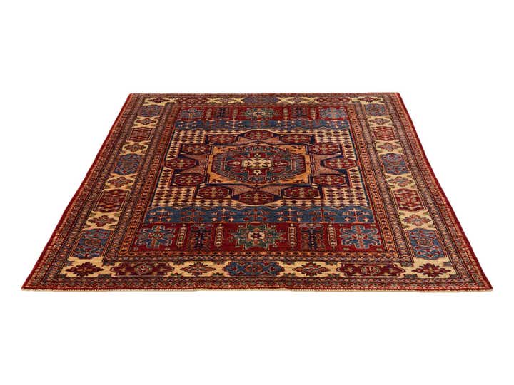 5' 1 x 6' 7 Hand Knotted Mamluk Ziegler Rug