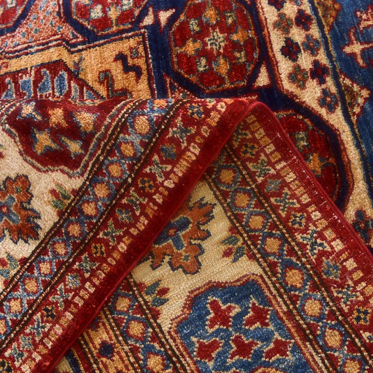 Detail image of 5' 1 x 6' 7 Hand Knotted Mamluk Ziegler Rug