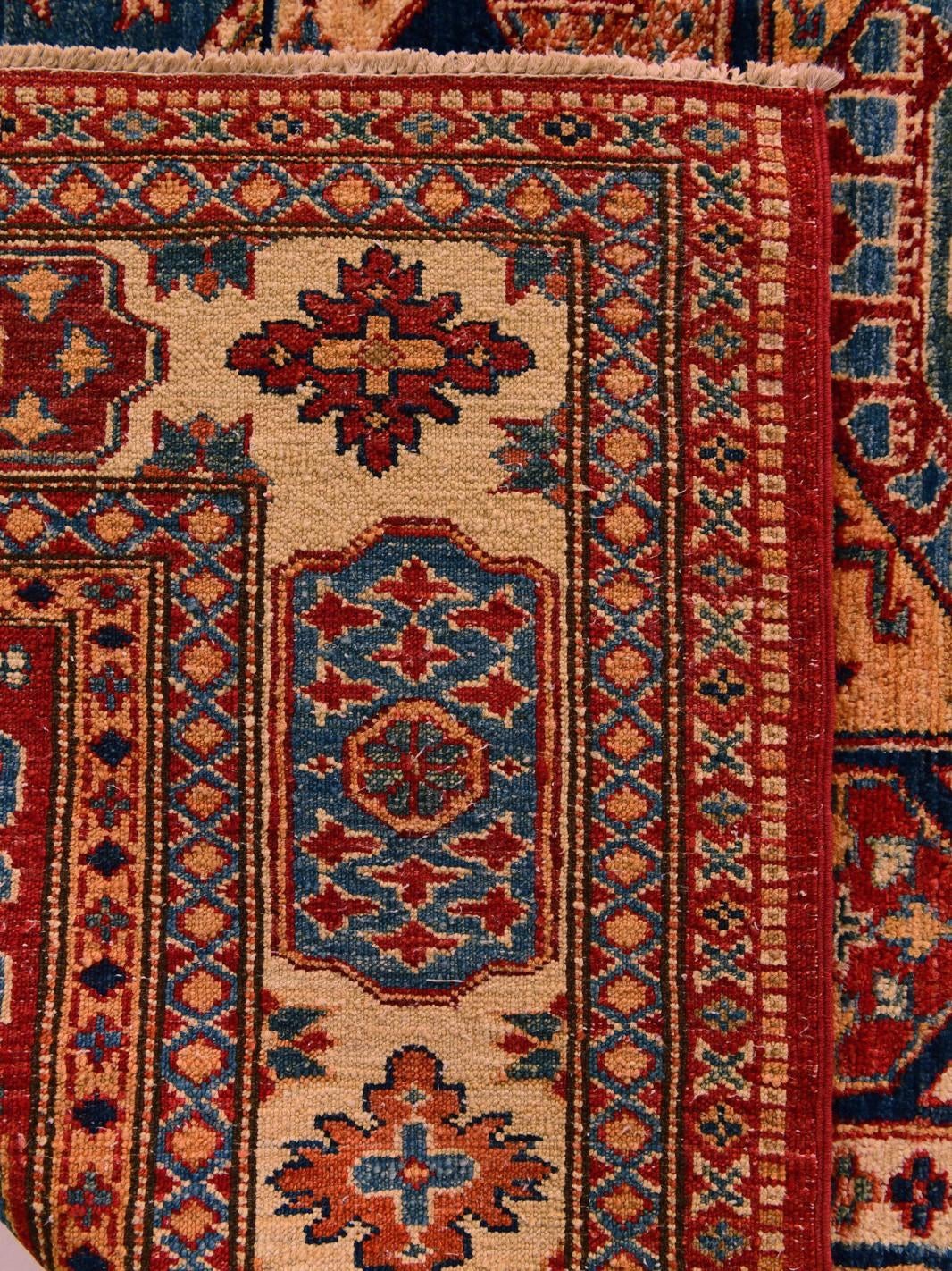 155cm x 200cm Hand Knotted Mamluk Ziegler Rug