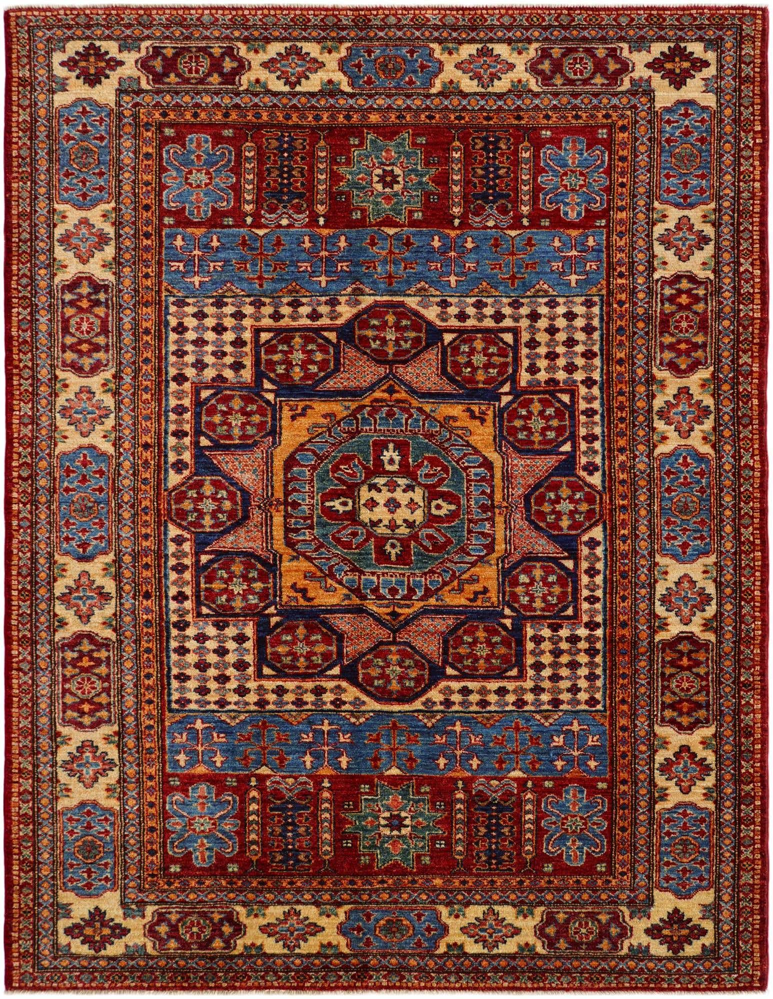 5' 1 x 6' 7 Hand Knotted Mamluk Ziegler Rug