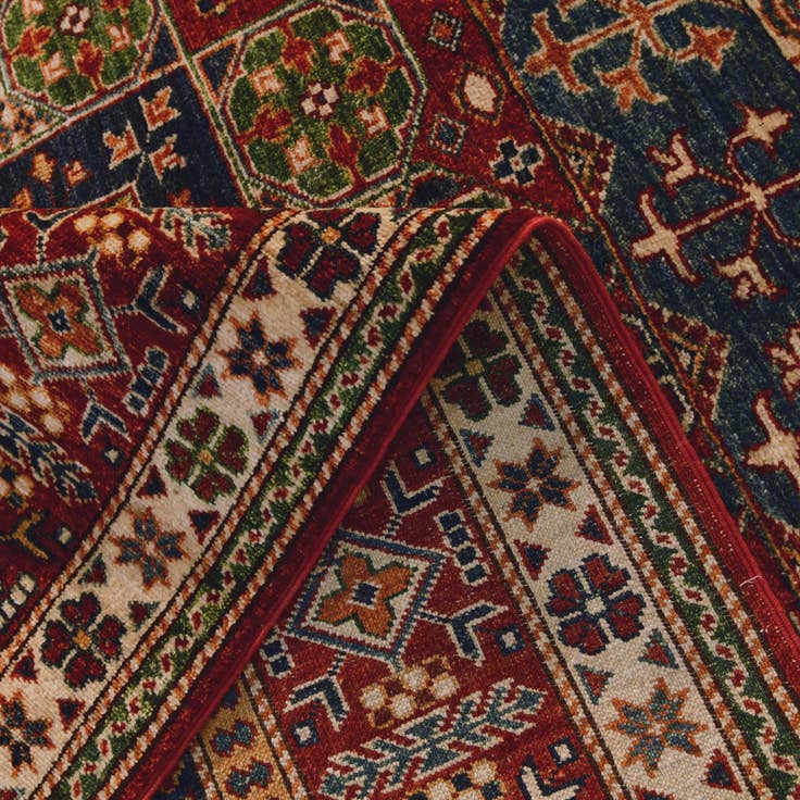 Detail image of 6' x 9' Hand Knotted Mamluk Ziegler Rug