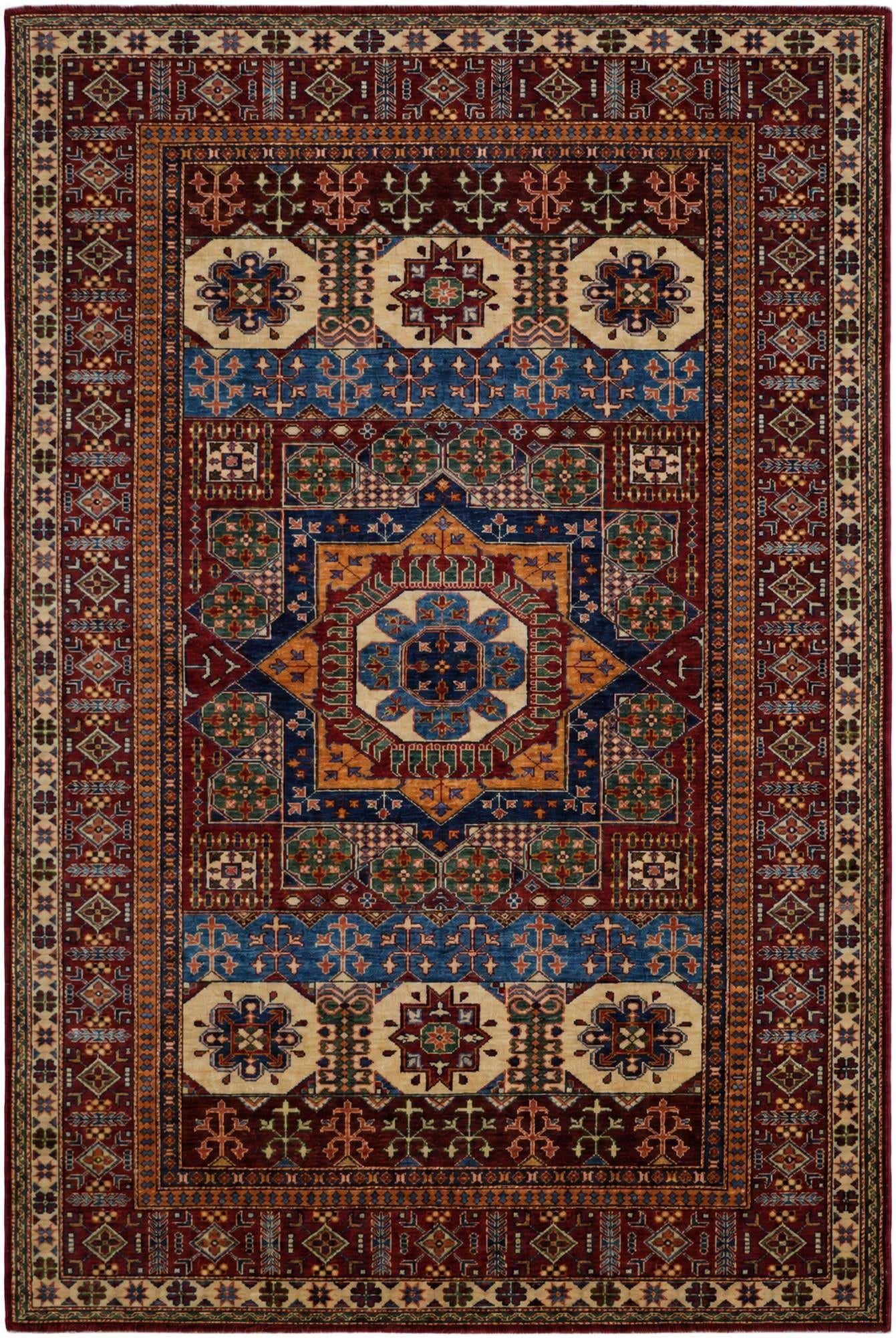 6' x 9' Hand Knotted Mamluk Ziegler Rug