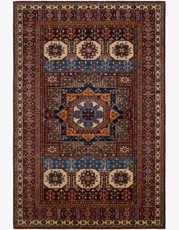 6' x 9' Hand Knotted Mamluk Ziegler Rug