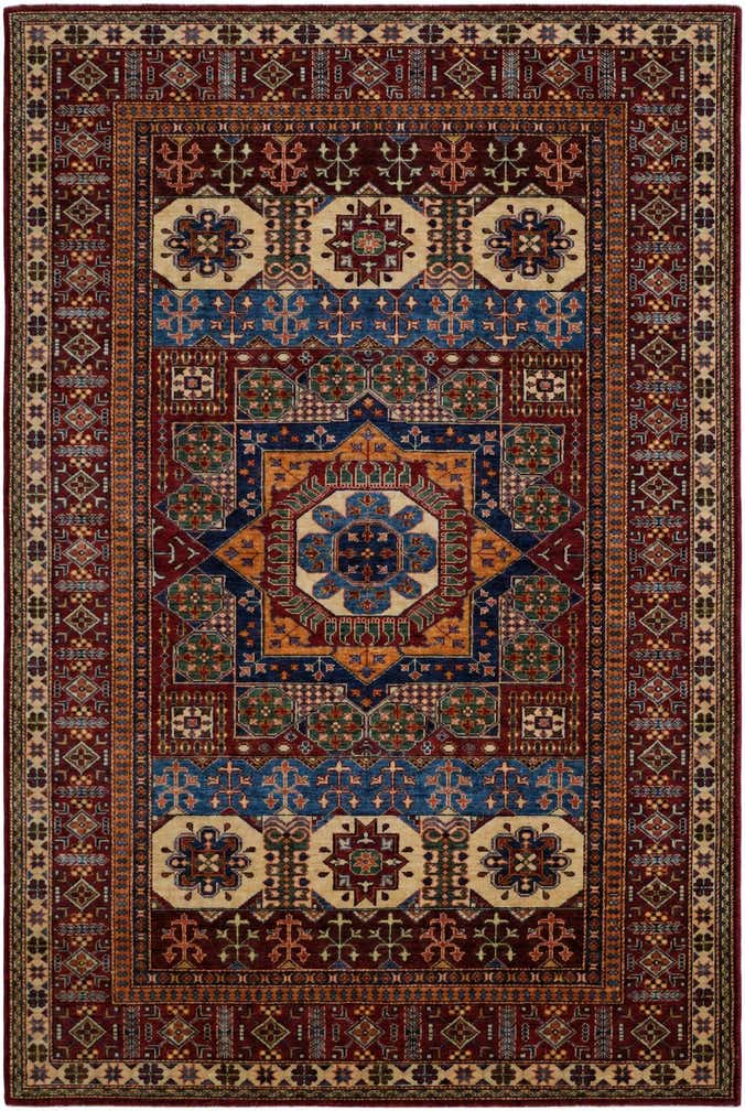 6' x 9' Hand Knotted Mamluk Ziegler Rug