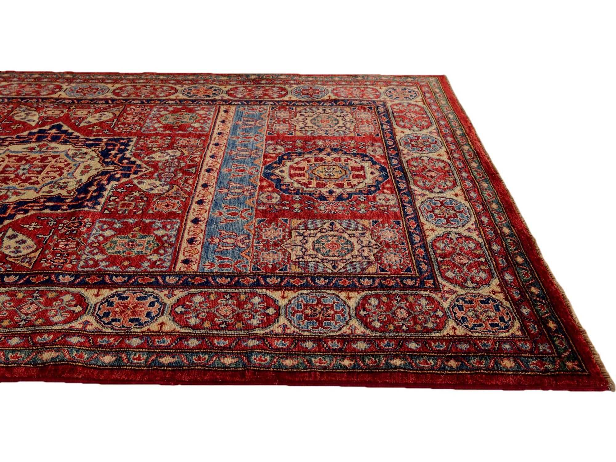 4' 9 x 6' 10 Hand Knotted Mamluk Ziegler Rug