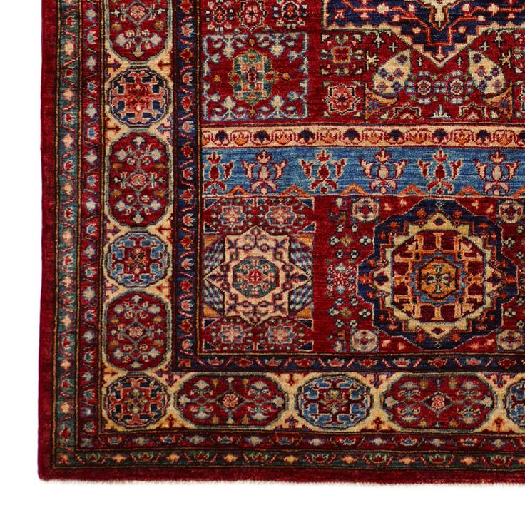 Detail image of 4' 9 x 6' 10 Hand Knotted Mamluk Ziegler Rug
