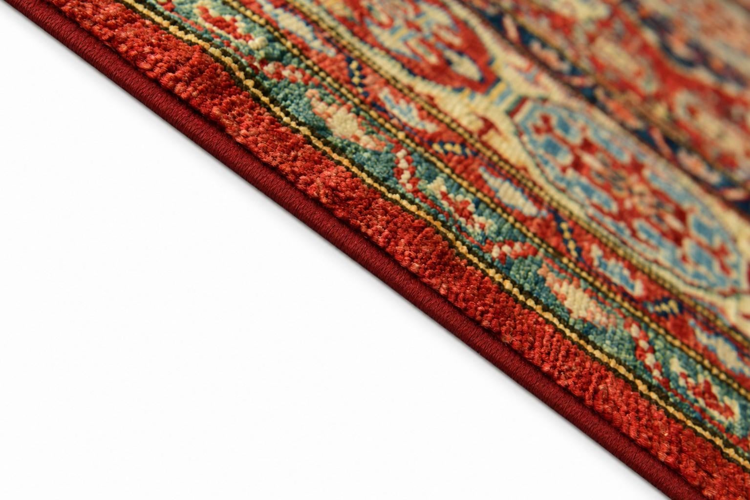 Detail image 8 of 12: 4' 9 x 6' 10 Hand Knotted Mamluk Ziegler Rug