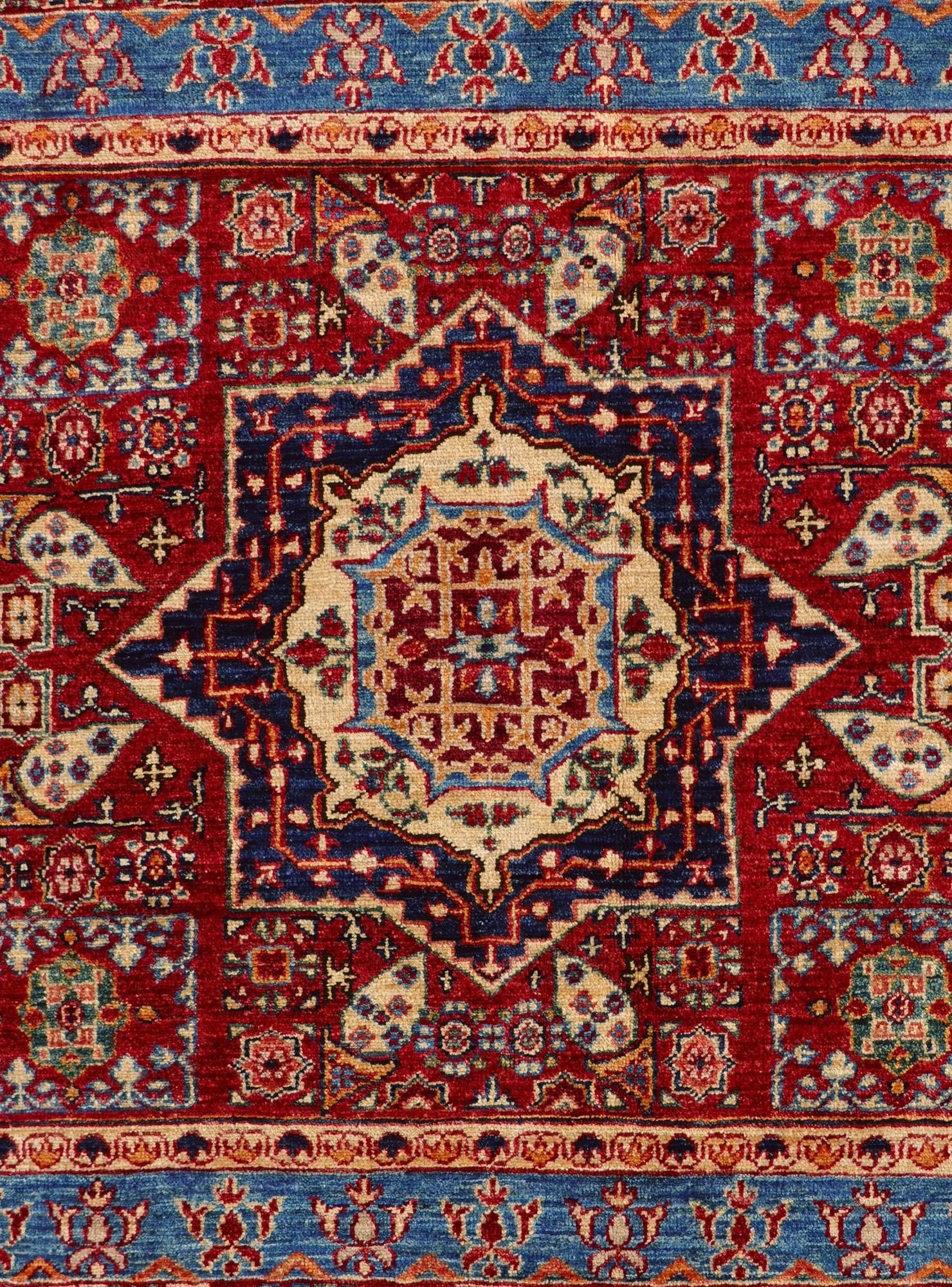 4' 9 x 6' 10 Hand Knotted Mamluk Ziegler Rug