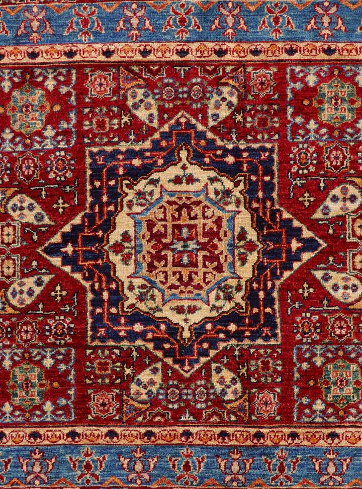 4' 9 x 6' 10 Hand Knotted Mamluk Ziegler Rug