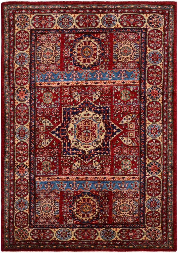 4' 9 x 6' 10 Hand Knotted Mamluk Ziegler Rug