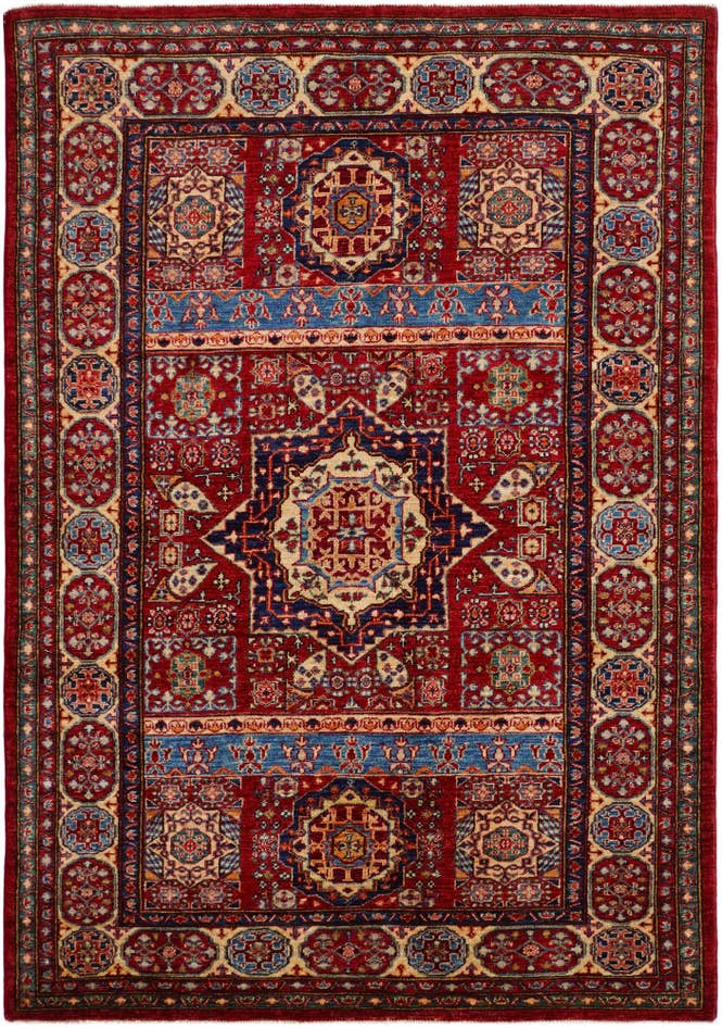 Detail image of 145cm x 210cm anudado a mano Mamluk Ziegler Alfombra