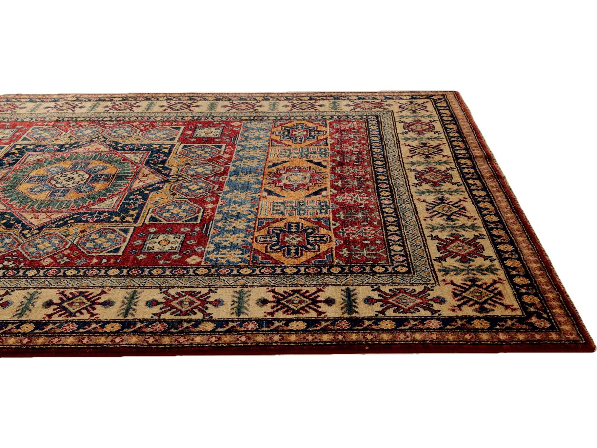 4' 10 x 7' 2 Hand Knotted Mamluk Ziegler Rug
