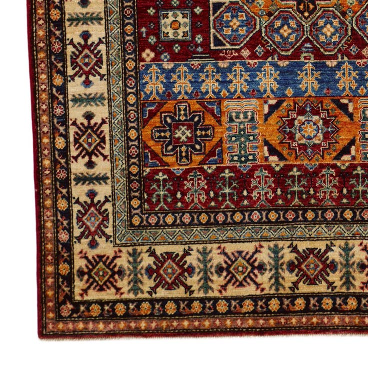 Detail image of 4' 10 x 7' 2 Hand Knotted Mamluk Ziegler Rug