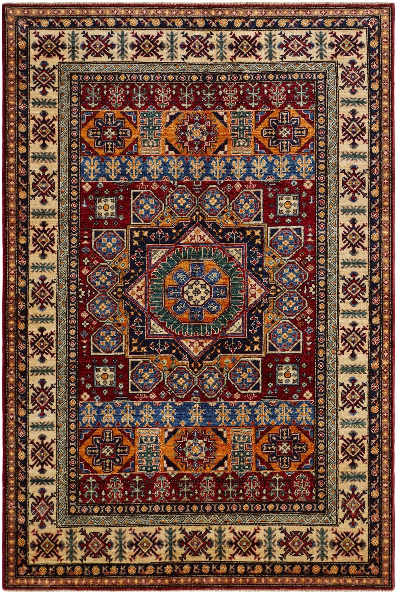 4' 10 x 7' 2 Hand Knotted Mamluk Ziegler Rug