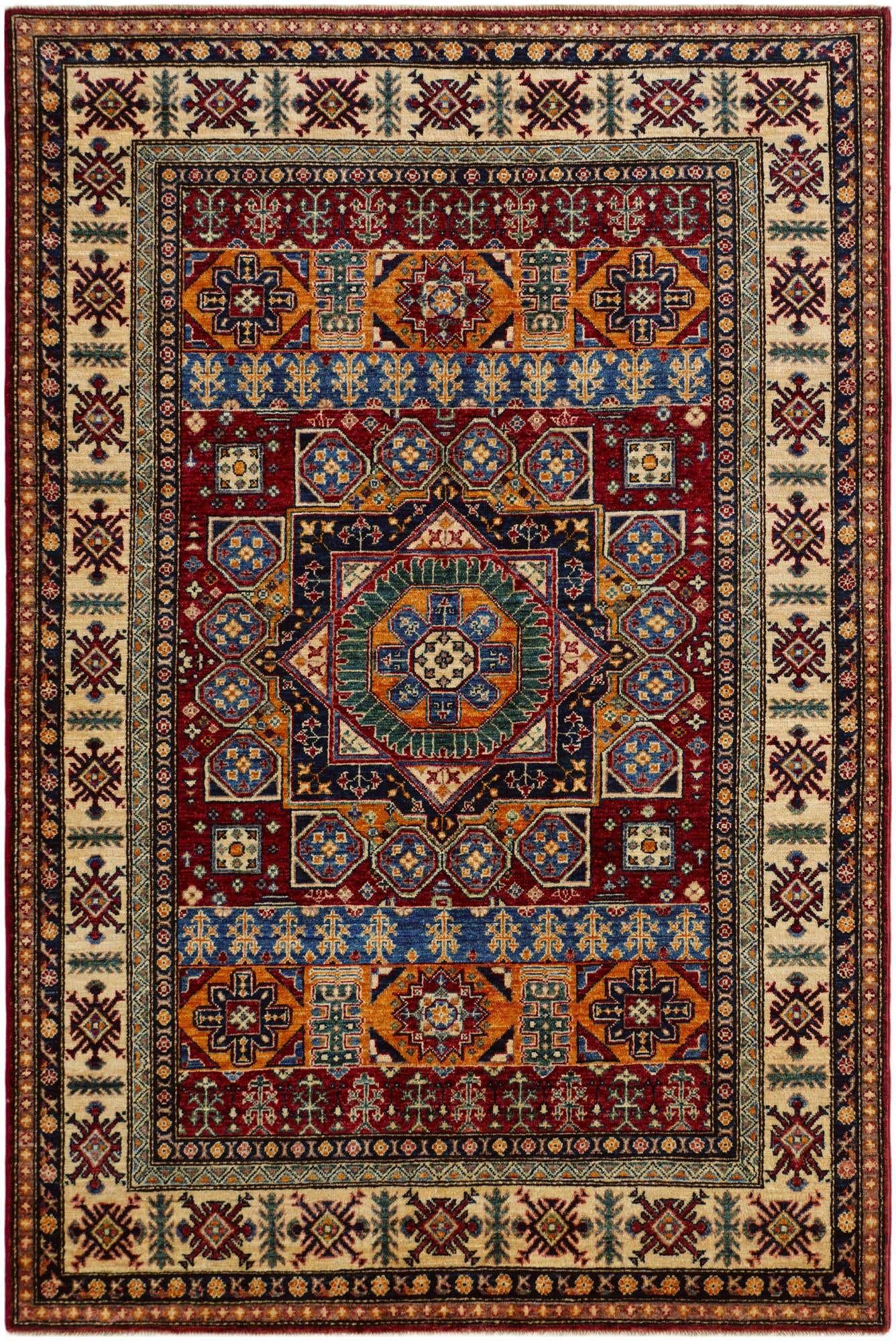 4' 10 x 7' 2 Hand Knotted Mamluk Ziegler Rug