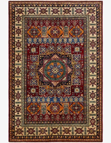 4' 10 x 7' 2 Hand Knotted Mamluk Ziegler Rug