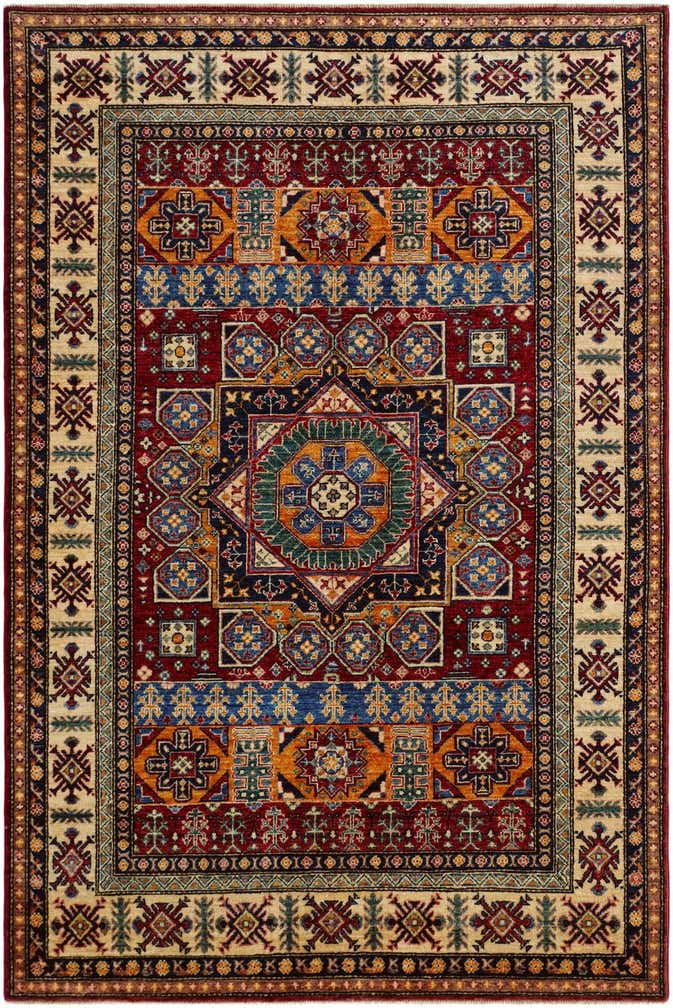 4' 10 x 7' 2 Hand Knotted Mamluk Ziegler Rug