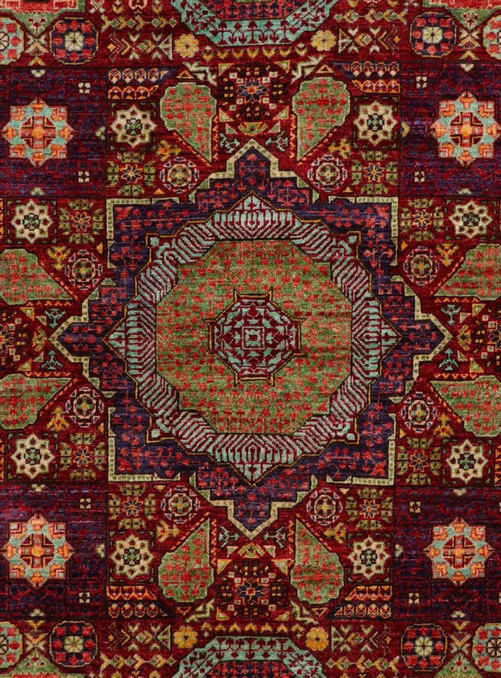 4' 1 x 6' 2 Hand Knotted Mamluk Ziegler Rug