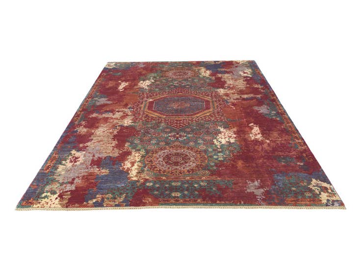 Detail image of 6' 11 x 10' 2 Hand Knotted Mamluk Ziegler Rug