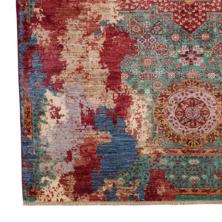 Detail image of 6' 11 x 10' 2 Hand Knotted Mamluk Ziegler Rug