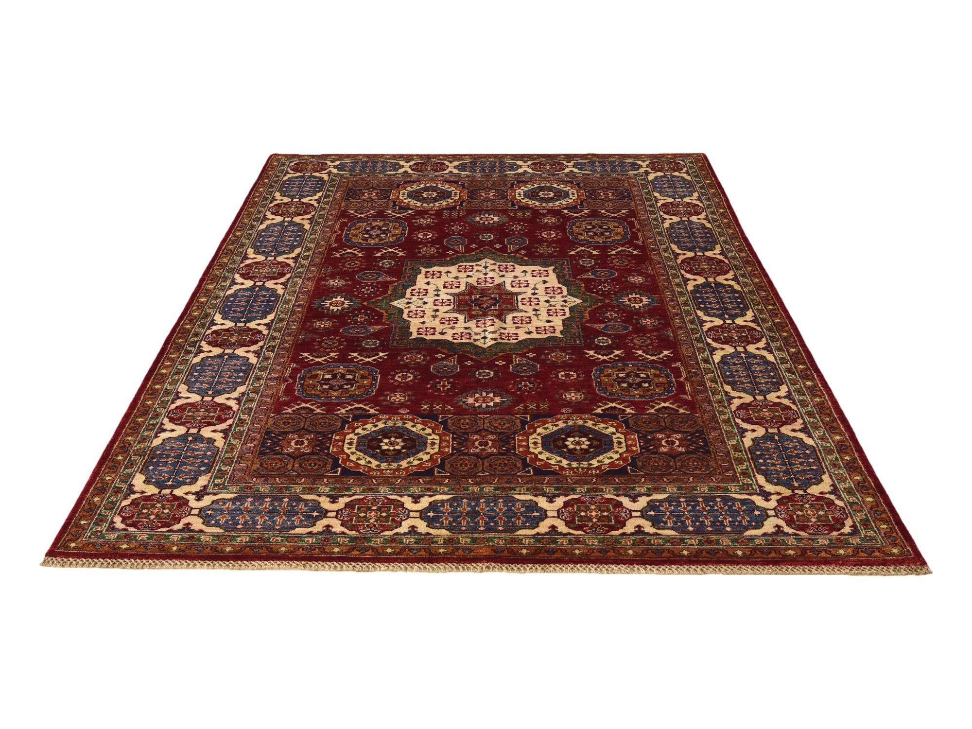 5' 8 x 8' 1 Hand Knotted Mamluk Ziegler Rug