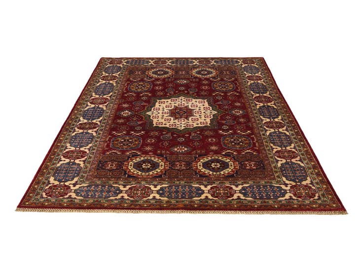 Detail image of 5' 8 x 8' 1 Hand Knotted Mamluk Ziegler Rug