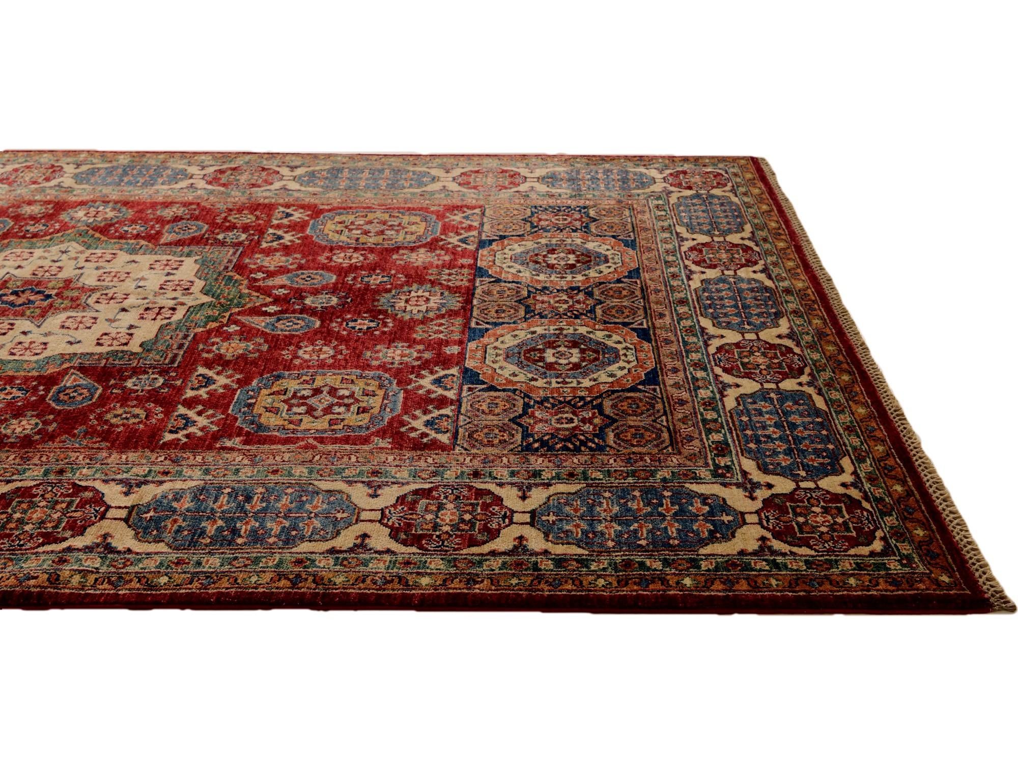 5' 8 x 8' 1 Hand Knotted Mamluk Ziegler Rug