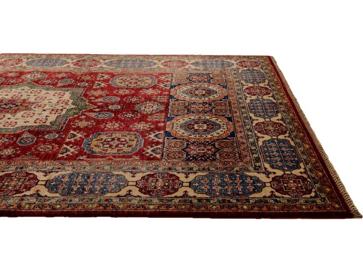 Detail image of 5' 8 x 8' 1 Hand Knotted Mamluk Ziegler Rug