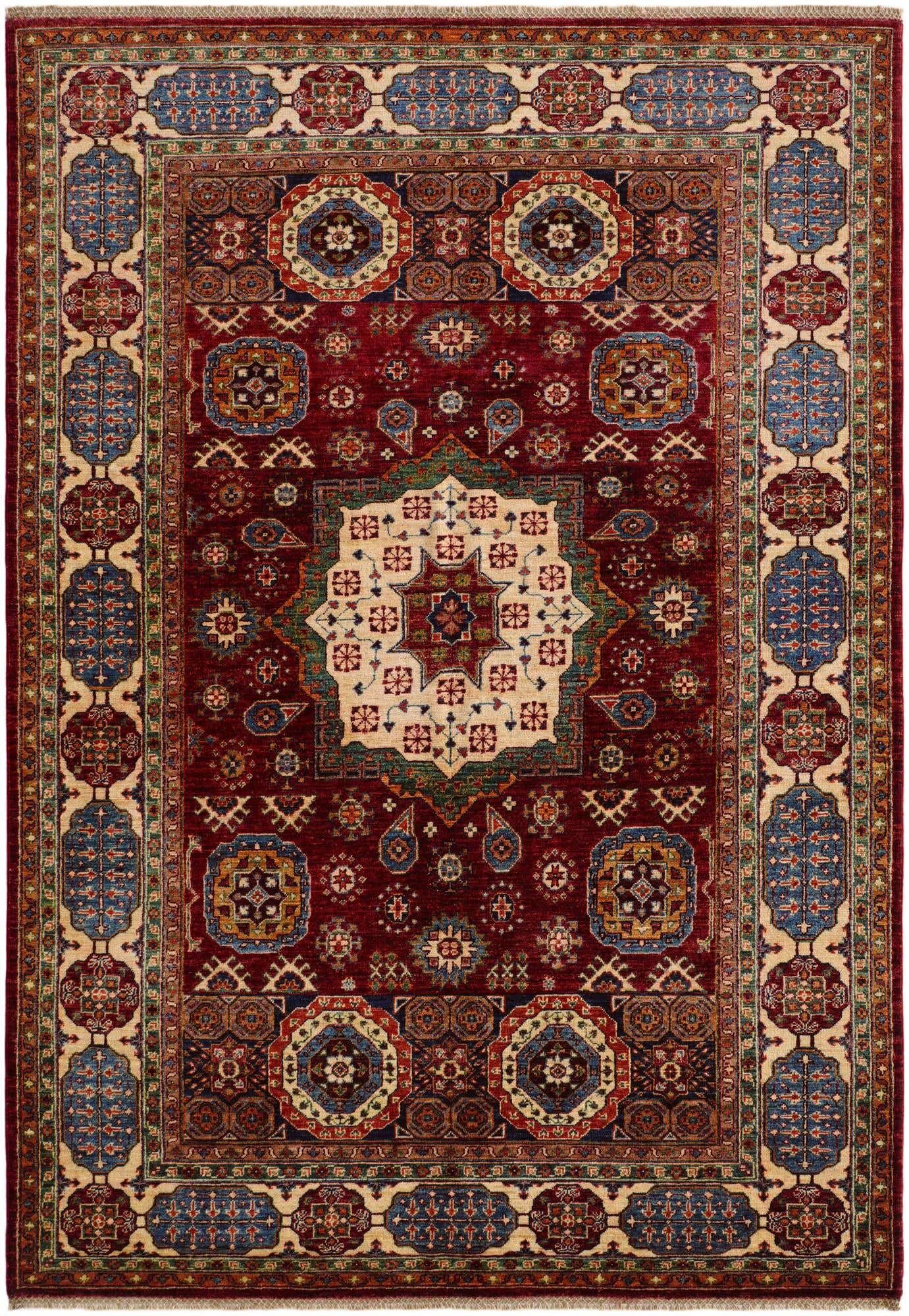 5' 8 x 8' 1 Hand Knotted Mamluk Ziegler Rug
