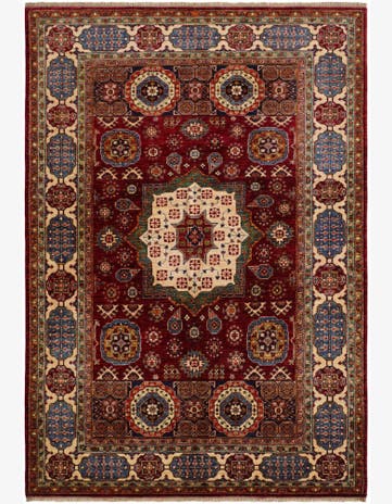 5' 8 x 8' 1 Hand Knotted Mamluk Ziegler Rug
