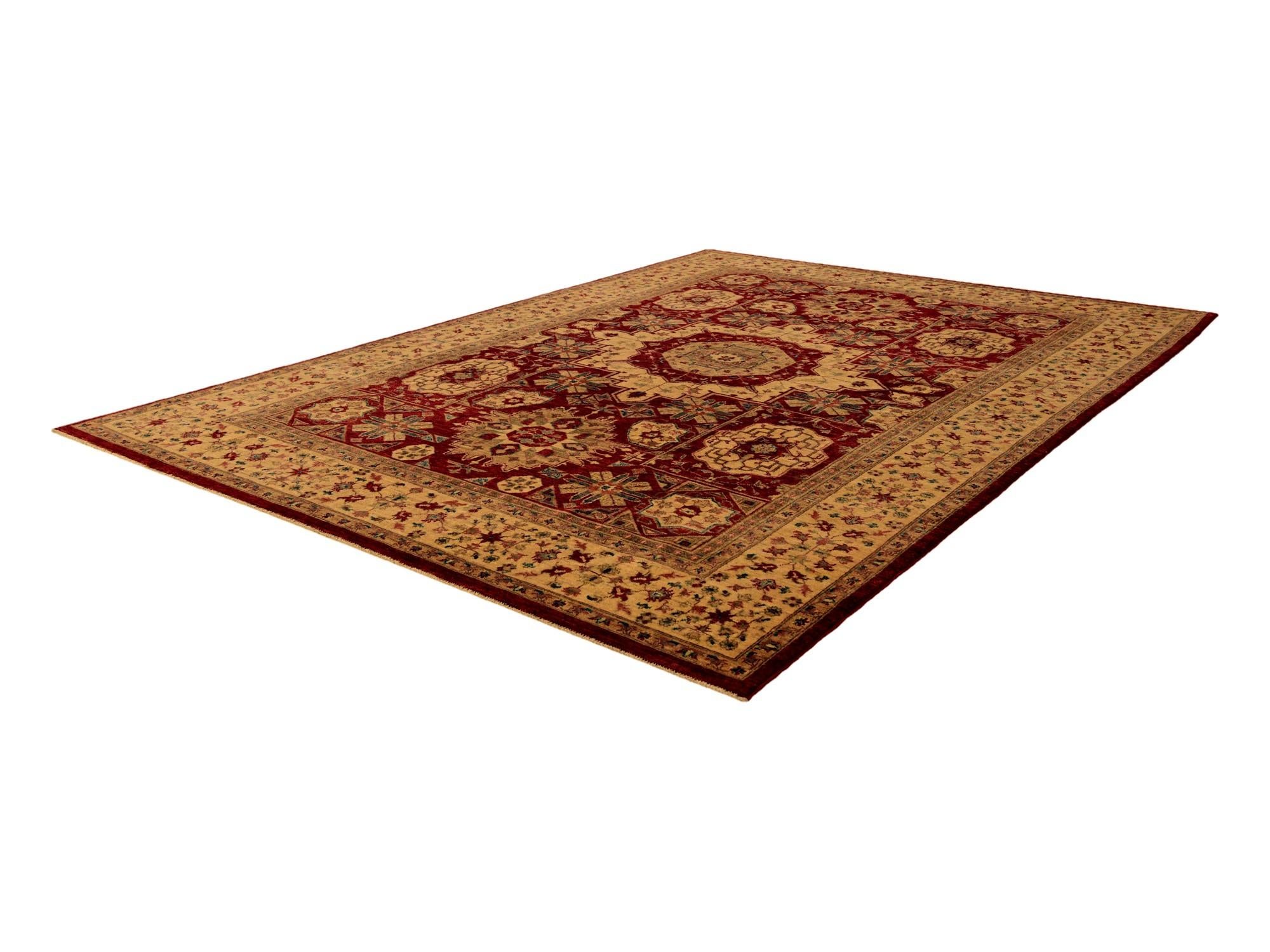 7' x 9' 8 Hand Knotted Mamluk Ziegler Rug