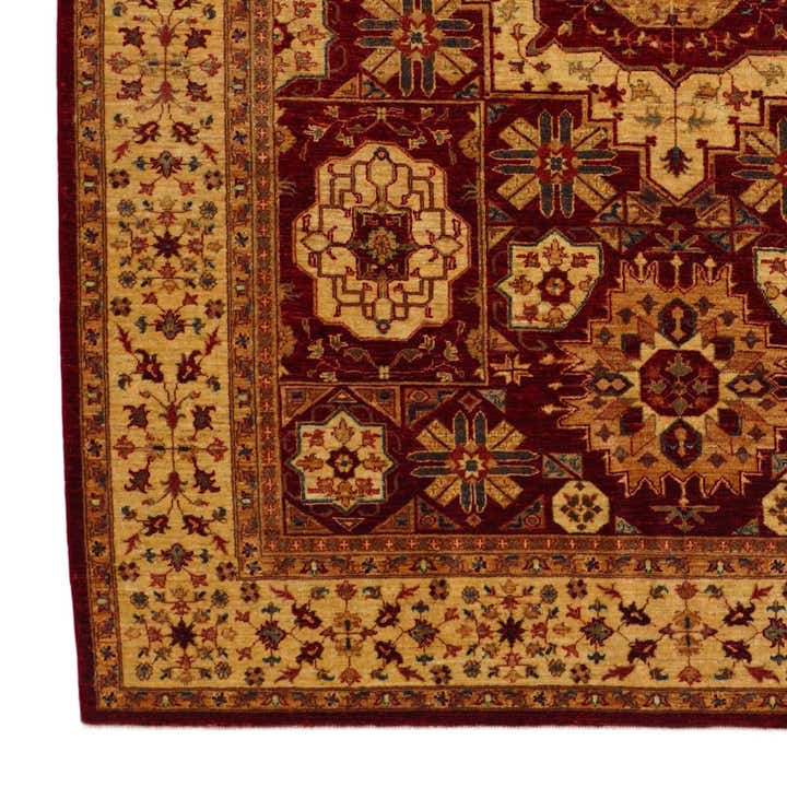 7' x 9' 8 Hand Knotted Mamluk Ziegler Rug