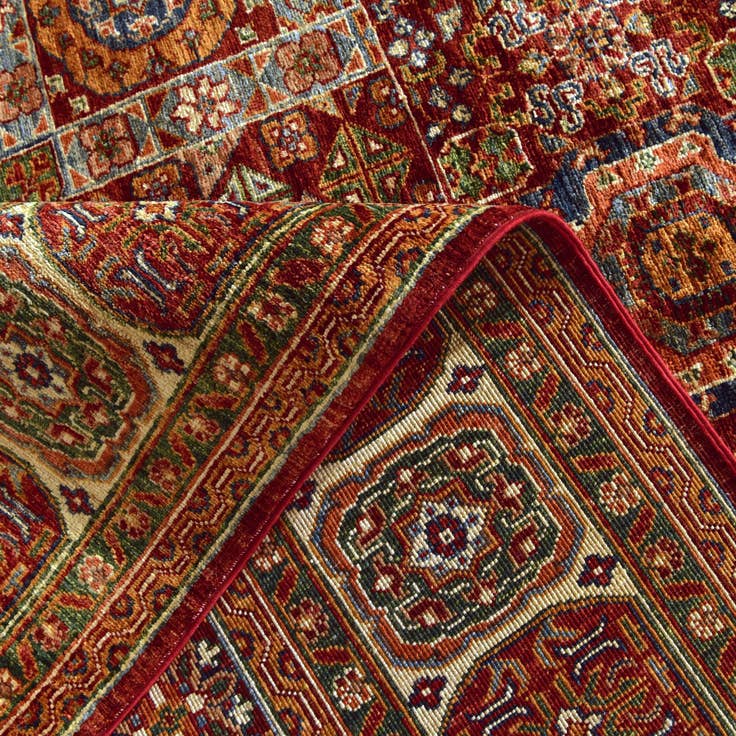 Detail image of 5' 8 x 7' 6 Hand Knotted Mamluk Ziegler Rug