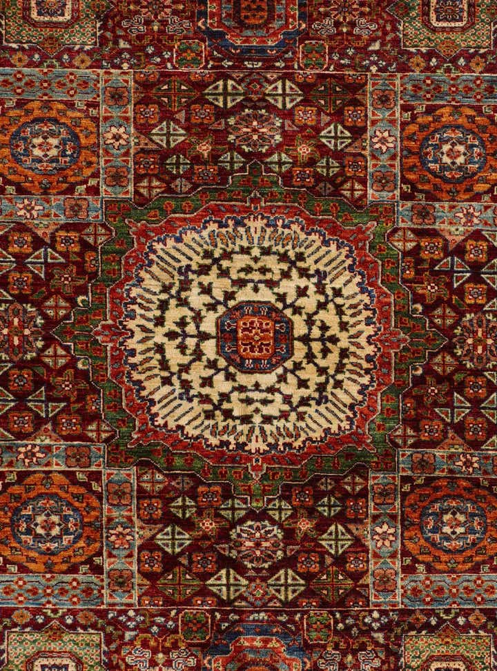 5' 8 x 7' 6 Hand Knotted Mamluk Ziegler Rug